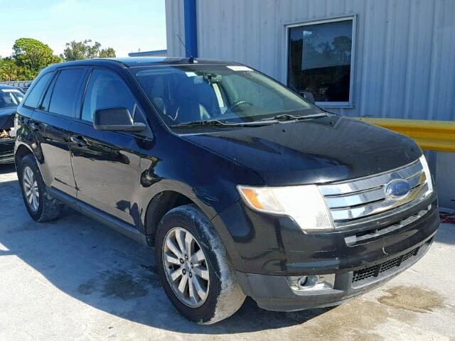 2FMDK38C78BA85601 - 2008 FORD EDGE SEL BLACK photo 1