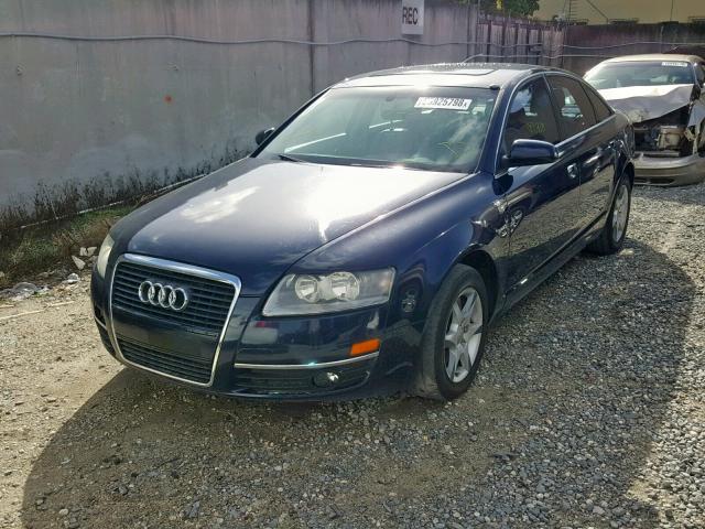 WAUAH74F67N084453 - 2007 AUDI A6 3.2 BLUE photo 2