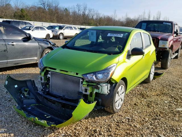 KL8CB6SA8GC577697 - 2016 CHEVROLET SPARK LS GREEN photo 2