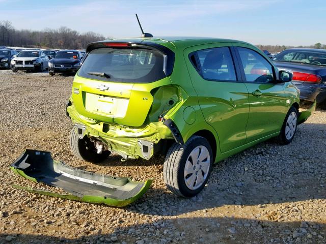 KL8CB6SA8GC577697 - 2016 CHEVROLET SPARK LS GREEN photo 4