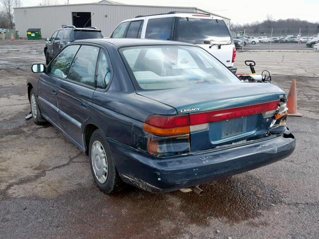 4S3BD4359T7206523 - 1996 SUBARU LEGACY L BLUE photo 3