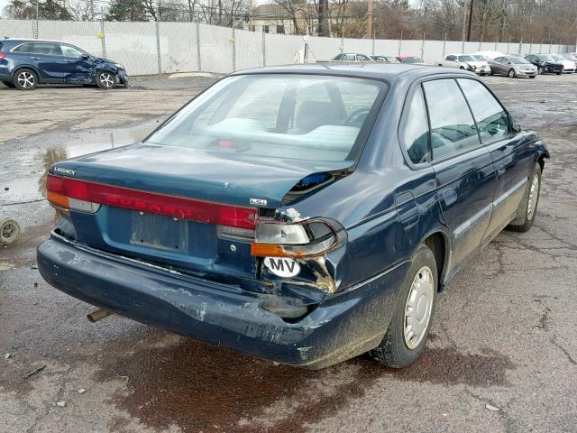 4S3BD4359T7206523 - 1996 SUBARU LEGACY L BLUE photo 4