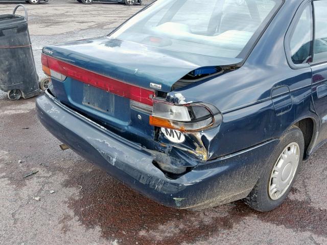 4S3BD4359T7206523 - 1996 SUBARU LEGACY L BLUE photo 9