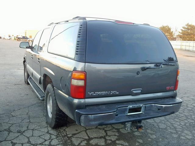 3GKFK16Z62G249518 - 2002 GMC YUKON XL K BLACK photo 3