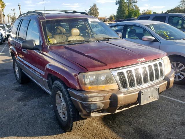 1J4G258S7XC625204 - 1999 JEEP GRAND CHER BURGUNDY photo 1