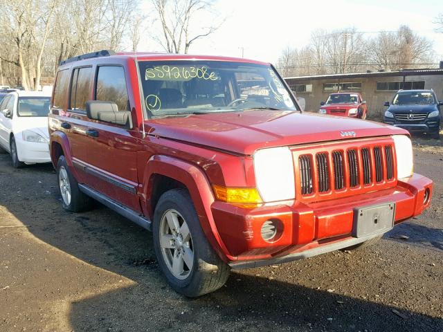 1J8HG48K76C199415 - 2006 JEEP COMMANDER Qırmızı foto 1