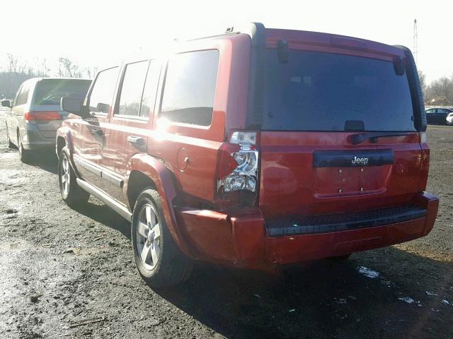 1J8HG48K76C199415 - 2006 JEEP COMMANDER Qırmızı foto 3