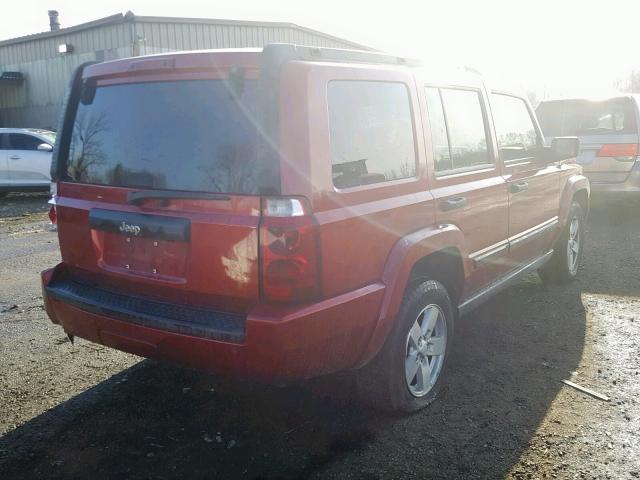 1J8HG48K76C199415 - 2006 JEEP COMMANDER Qırmızı foto 4