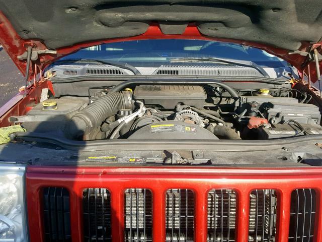 1J8HG48K76C199415 - 2006 JEEP COMMANDER Qırmızı foto 7
