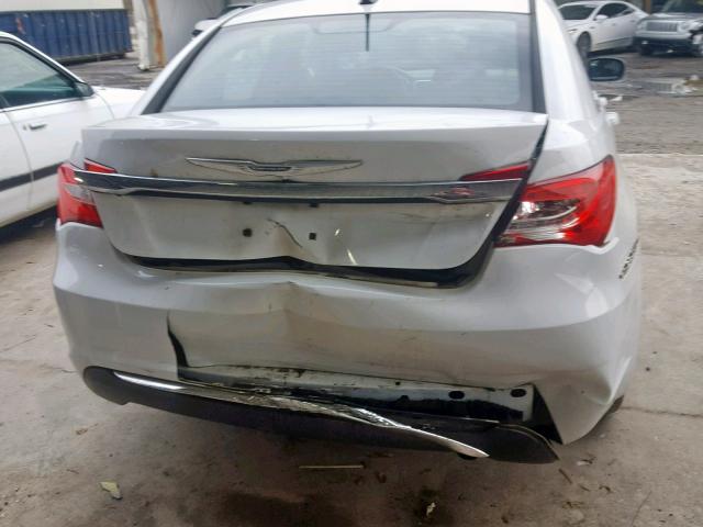 1C3CCBAB8DN674006 - 2013 CHRYSLER 200 LX WHITE photo 9