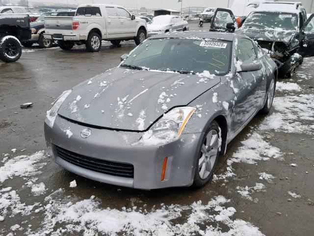 JN1AZ34D05M606555 - 2005 NISSAN 350Z COUPE SILVER photo 2