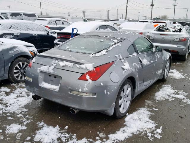 JN1AZ34D05M606555 - 2005 NISSAN 350Z COUPE SILVER photo 4