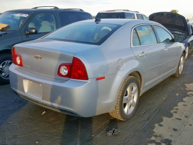 1G1ZA5E0XCF395437 - 2012 CHEVROLET MALIBU LS 银色 照片 4