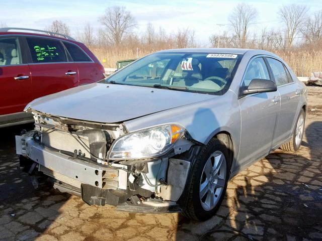 1G1ZB5EB9AF208328 - 2010 CHEVROLET MALIBU LS 银色 照片 2