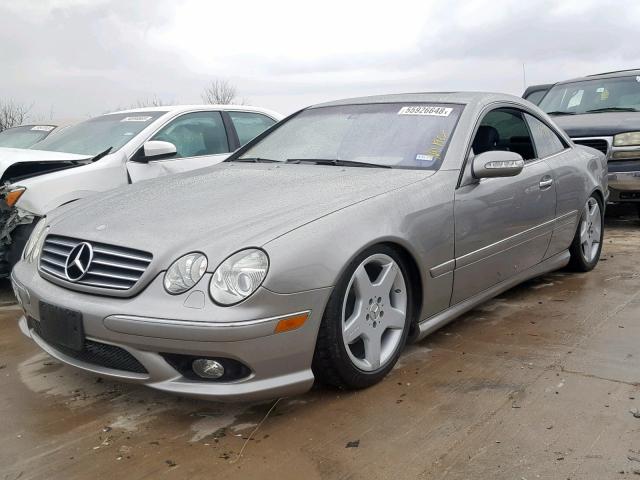 WDBPJ75J04A040003 - 2004 MERCEDES-BENZ CL 500 SILVER photo 2