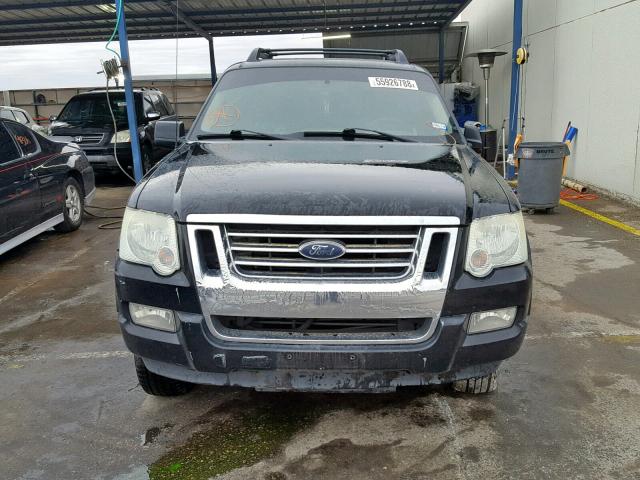 1FMEU33K67UA27548 - 2007 FORD EXPLORER S BLACK photo 10