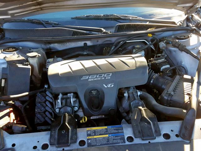 2G4WD532351268198 - 2005 BUICK LACROSSE C SILVER photo 7