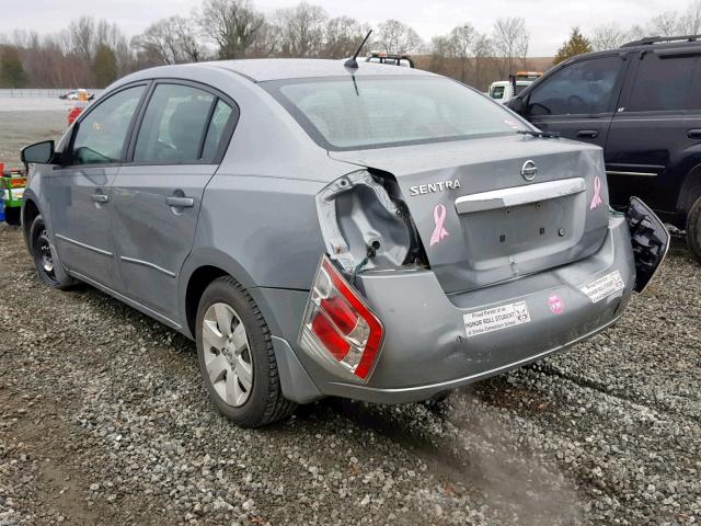 3N1AB6AP7AL604682 - 2010 NISSAN SENTRA 2.0 SILVER photo 3