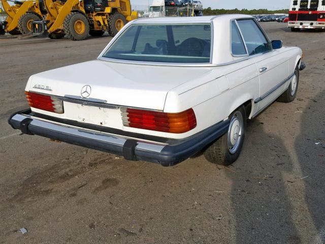 10704412015301 - 1974 MERCEDES-BENZ 450SL WHITE photo 4