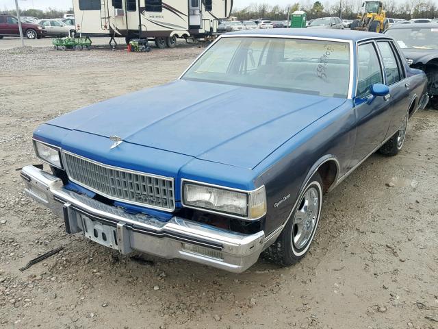 1G1AN69H5EX105402 - 1984 CHEVROLET CAPRICE CL TWO TONE photo 2