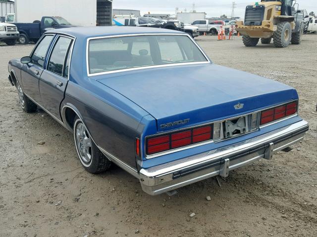 1G1AN69H5EX105402 - 1984 CHEVROLET CAPRICE CL TWO TONE photo 3