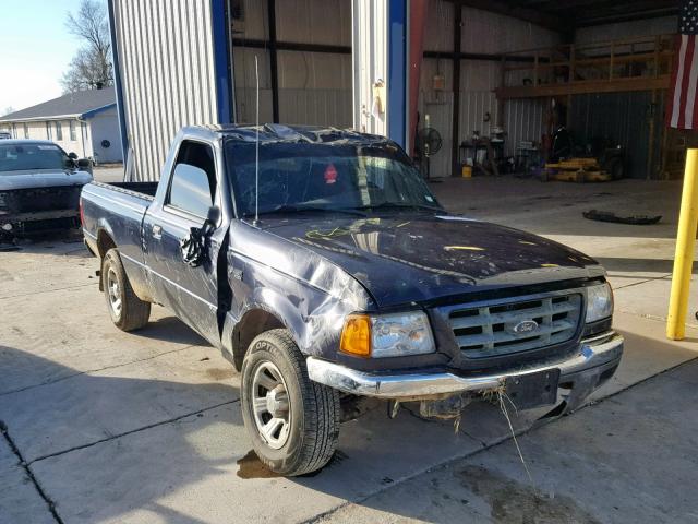 1FTYR10U23PB39835 - 2003 FORD RANGER BLACK photo 1