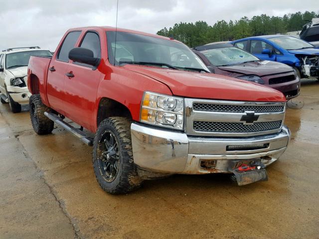 3GCPKREA2CG193184 - 2012 CHEVROLET SILVERADO RED photo 1