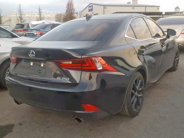 JTHBF1D29E5020863 - 2014 LEXUS IS 250 BLACK photo 4