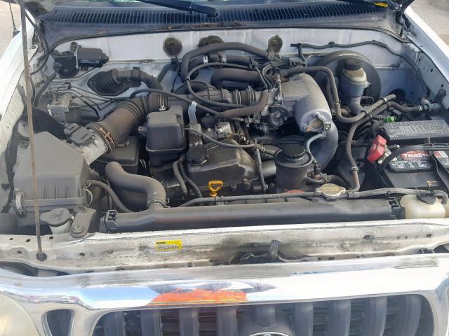 5TEGM92N44Z401783 - 2004 TOYOTA TACOMA DOU WHITE photo 7