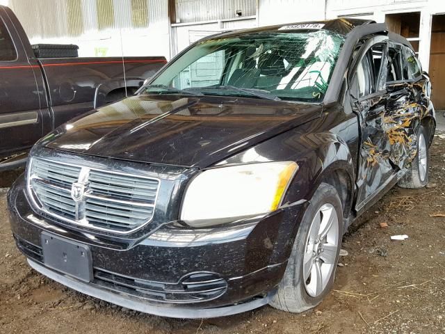 1B3CB4HA9AD591078 - 2010 DODGE CALIBER SX BLACK photo 2