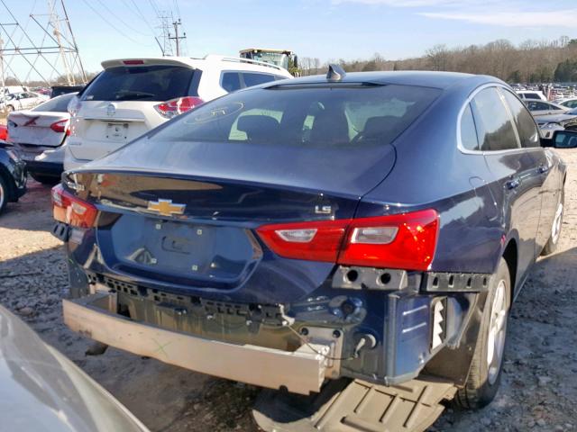 1G1ZB5ST5GF229134 - 2016 CHEVROLET MALIBU LS BLUE photo 4