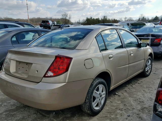 1G8AZ55F17Z161171 - 2007 SATURN ION LEVEL GOLD photo 4