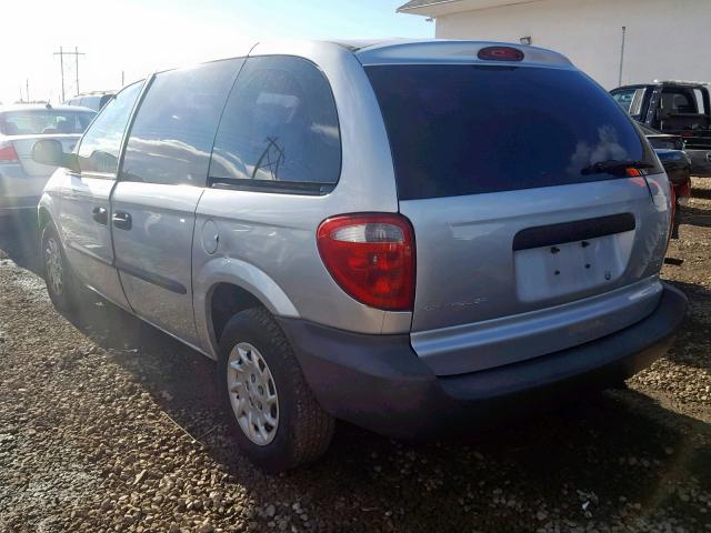 1C4GJ15B32B590262 - 2002 CHRYSLER VOYAGER EC SILVER photo 3