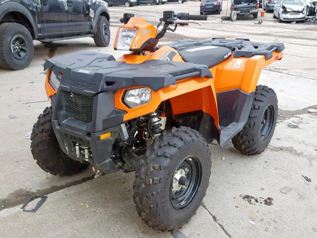 4XASEA577GA584690 - 2016 POLARIS SPORTSMAN ORANGE photo 2