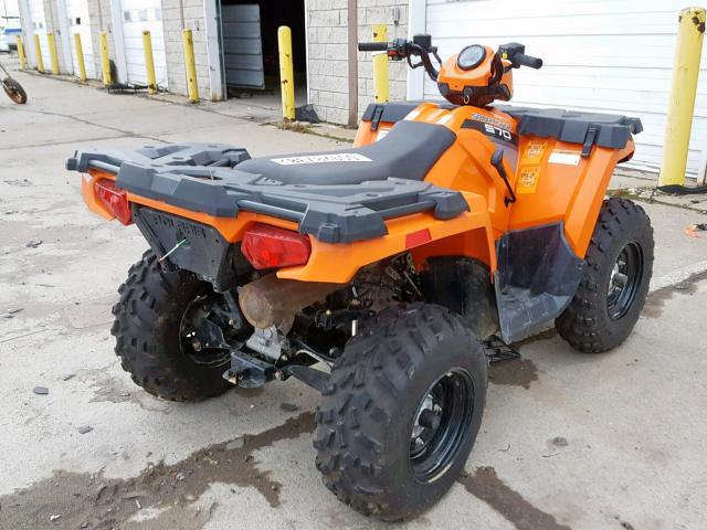 4XASEA577GA584690 - 2016 POLARIS SPORTSMAN ORANGE photo 4