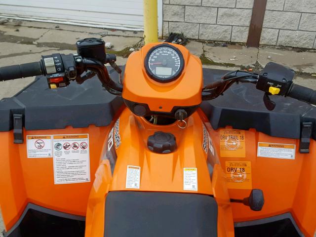 4XASEA577GA584690 - 2016 POLARIS SPORTSMAN ORANGE photo 9