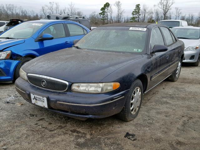 2G4WS52J211168750 - 2001 BUICK CENTURY CU BLUE photo 2