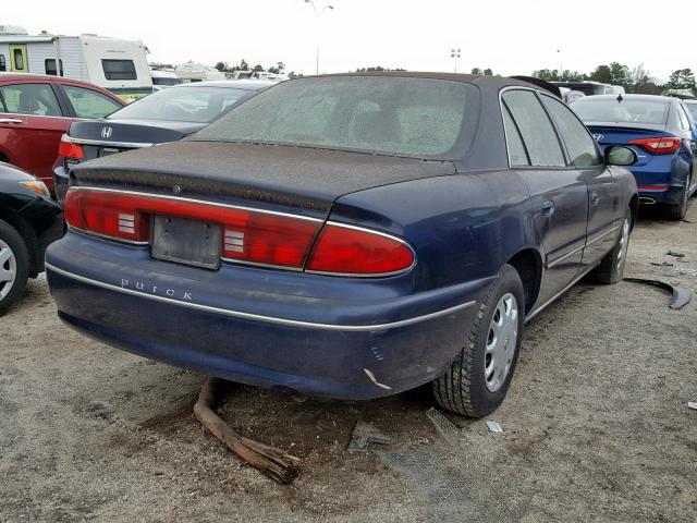 2G4WS52J211168750 - 2001 BUICK CENTURY CU BLUE photo 4