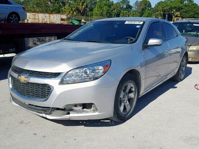 1G11C5SA2GU126841 - 2016 CHEVROLET MALIBU LIM SILVER photo 2