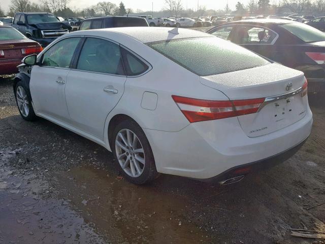 4T1BK1EB9DU076913 - 2013 TOYOTA AVALON BAS WHITE photo 3