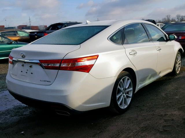 4T1BK1EB9DU076913 - 2013 TOYOTA AVALON BAS WHITE photo 4