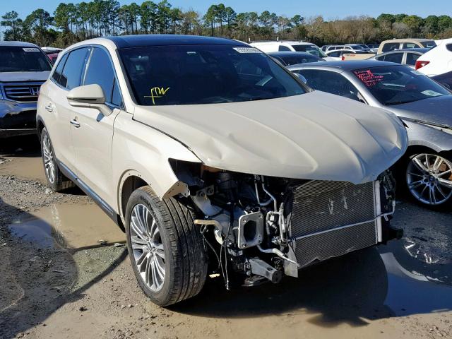 2LMTJ6LR9GBL79435 - 2016 LINCOLN MKX RESERV BEIGE photo 1