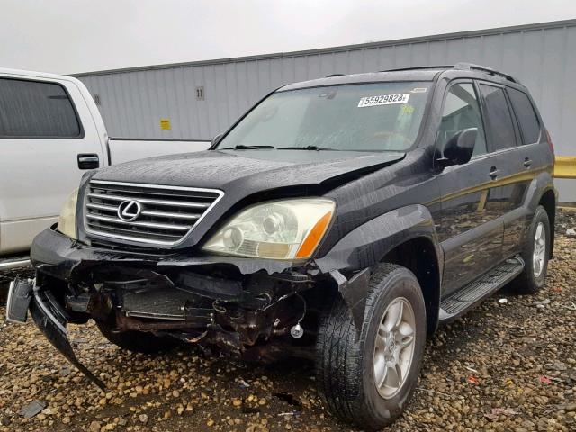 JTJBT20X640044838 - 2004 LEXUS GX 470 BLACK photo 2