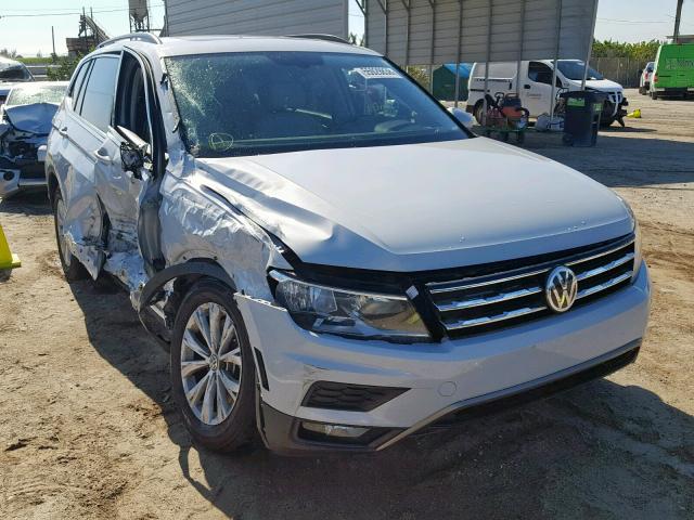 3VV3B7AX0JM008093 - 2018 VOLKSWAGEN TIGUAN SE WHITE photo 1