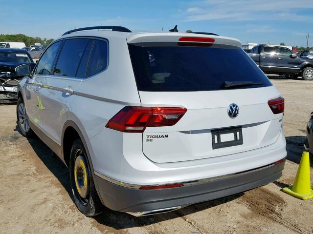 3VV3B7AX0JM008093 - 2018 VOLKSWAGEN TIGUAN SE WHITE photo 3