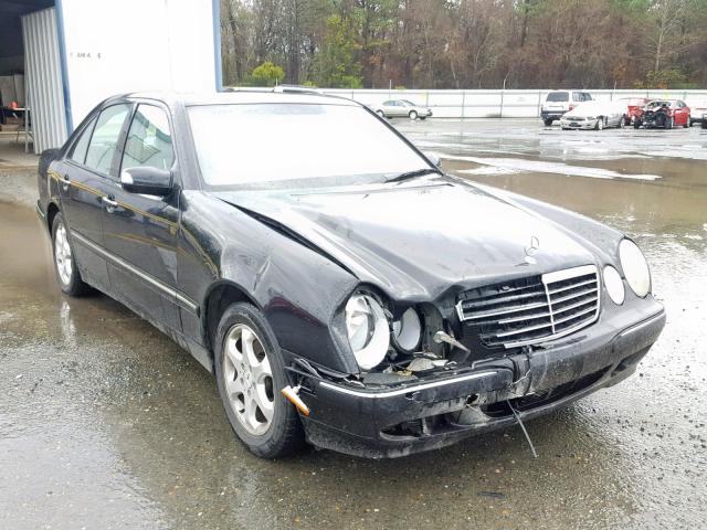 WDBJF65J82B407576 - 2002 MERCEDES-BENZ E 320 BLACK photo 1