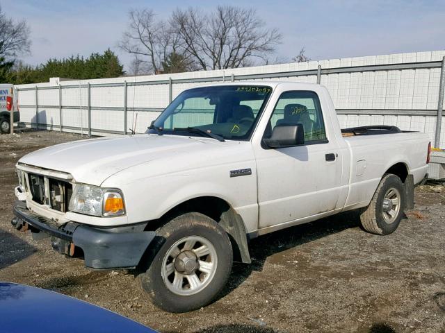 1FTYR10D58PA88841 - 2008 FORD RANGER WHITE photo 2