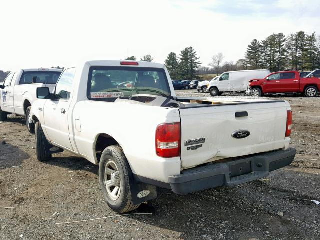 1FTYR10D58PA88841 - 2008 FORD RANGER WHITE photo 3