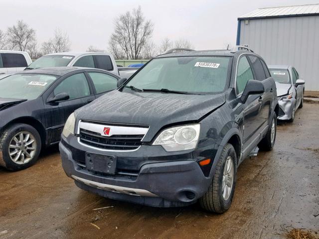 3GSCL33P38S685635 - 2008 SATURN VUE XE BLACK photo 2