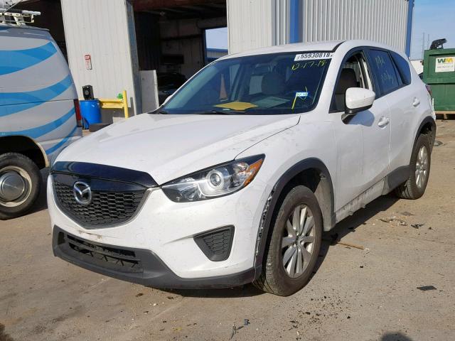 JM3KE2BE7D0103783 - 2013 MAZDA CX-5 SPORT WHITE photo 2